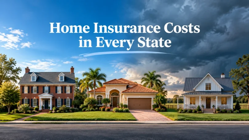 average homeowners insurance cost by state