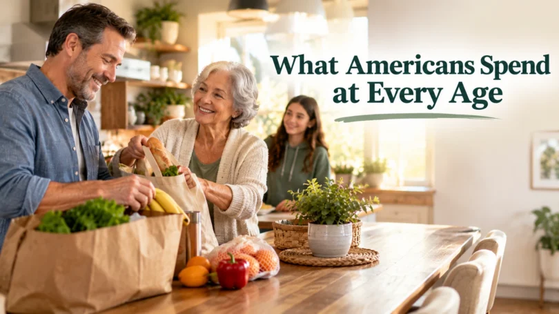 average monthly expenses by age