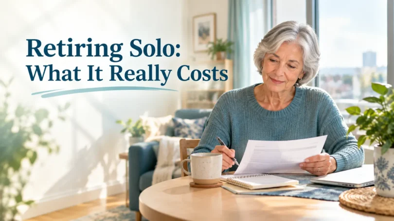 how much does a single retiree need per month