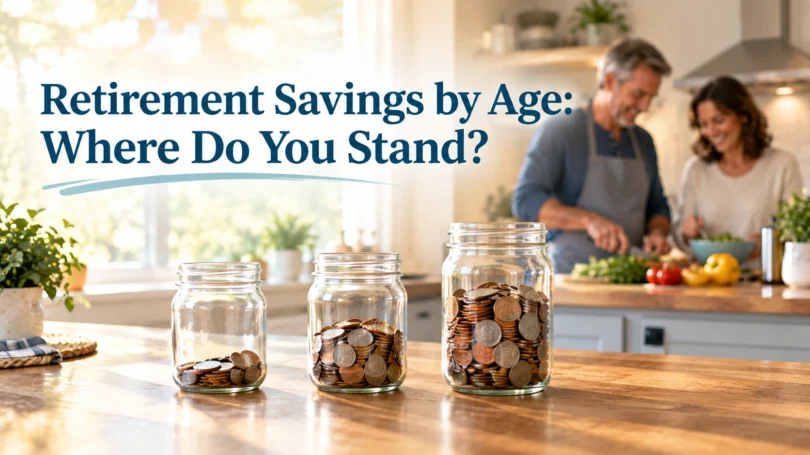 average retirement savings by age